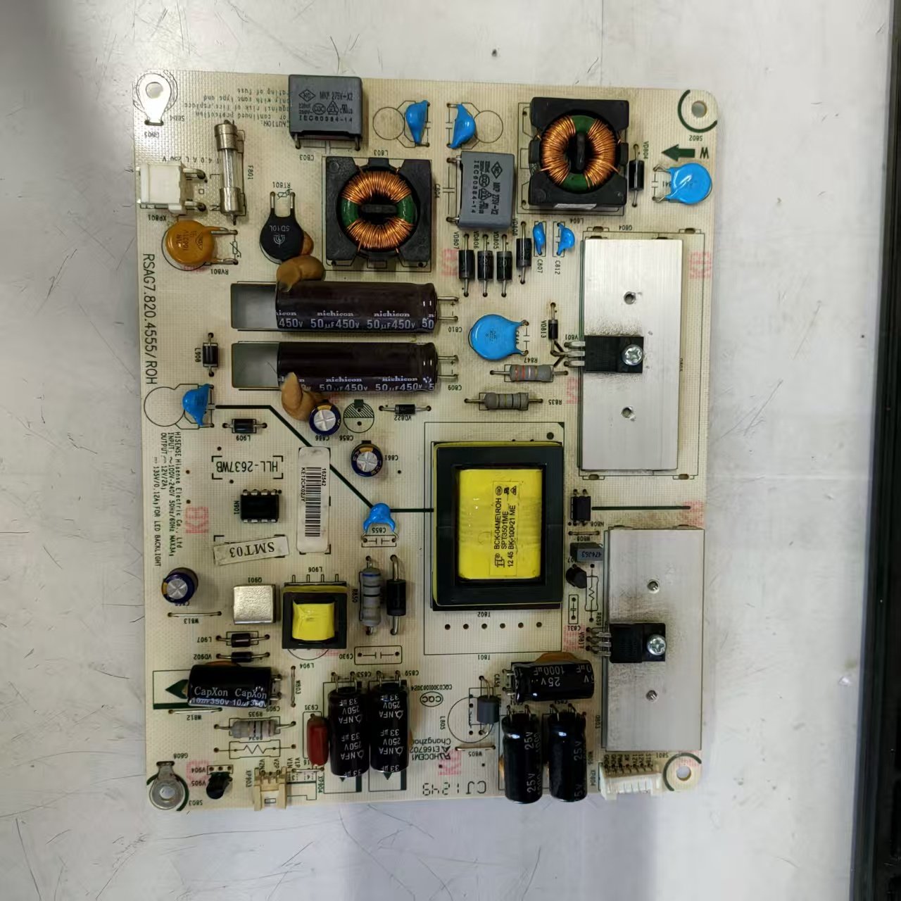 原装拆机海信LED32K100N电源板RSAG7.820.4555 2针 7针 双电容