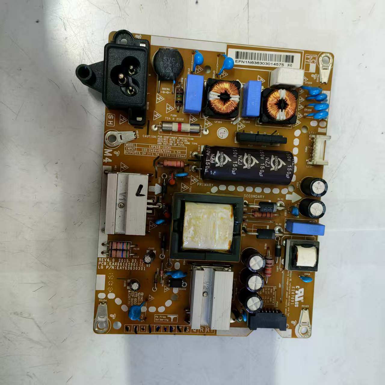 LG 43LX310C-CA电源板EAX66162901(2.0)EAY63630301 LGP43B-15CH1