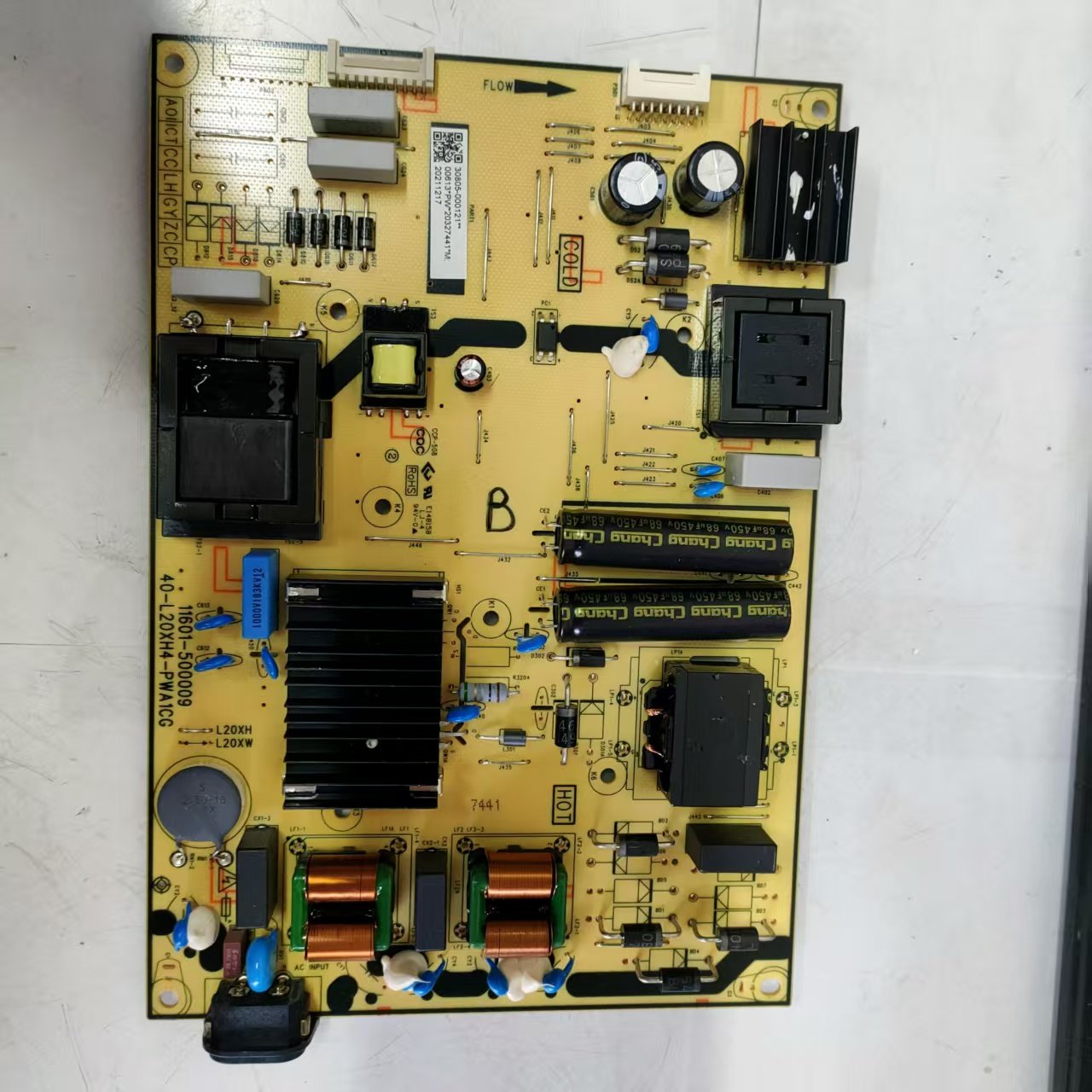 原装拆机TCL 65P79E电源板40-L20XH4-PWA1CG 11601-500009