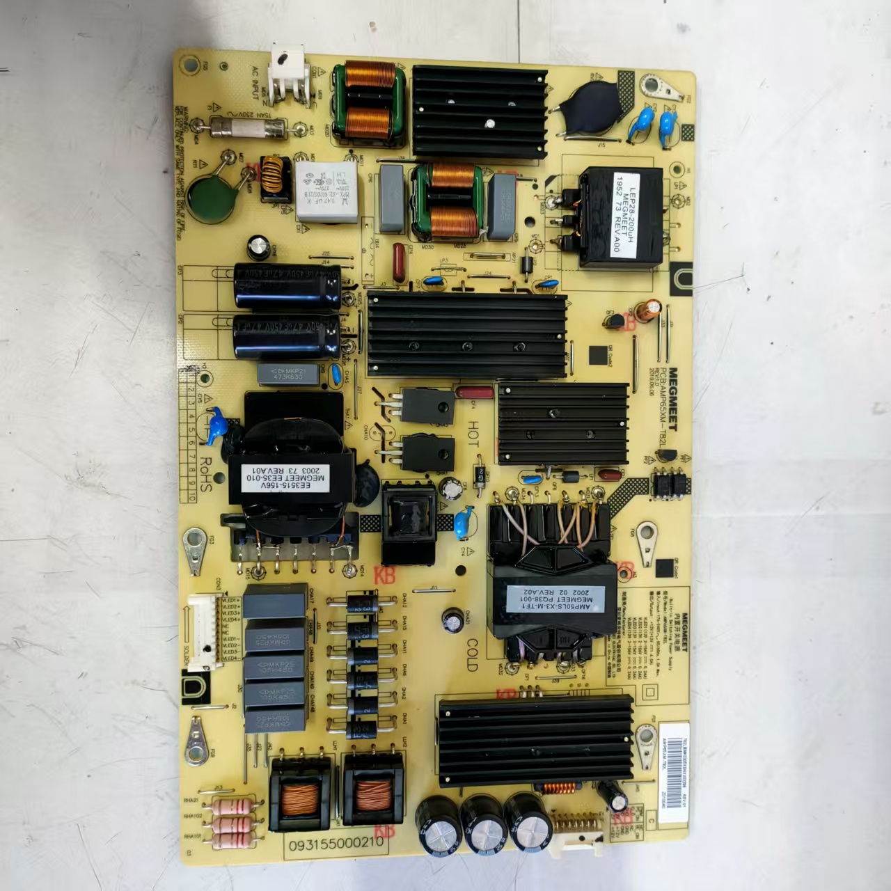 原装拆机小米L65M6-5P 电源板AMP65XM-T82L 093155000210