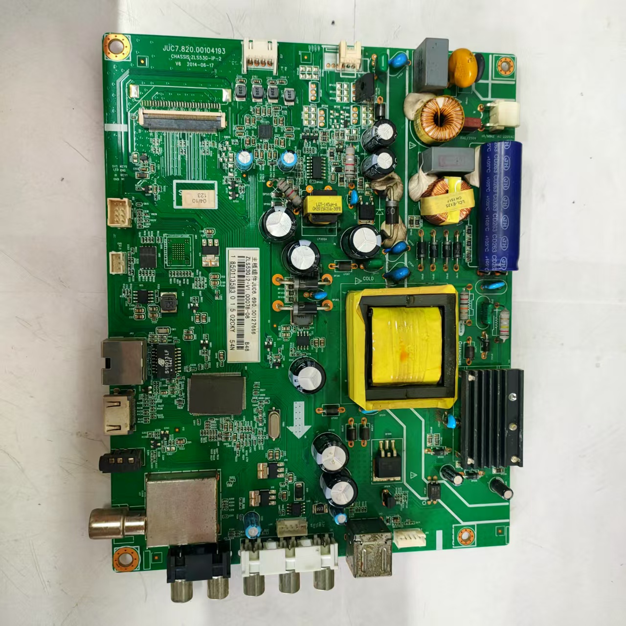 原装拆机长虹43D2000N主板JUC7.820.00104193屏M430F14-E2-L