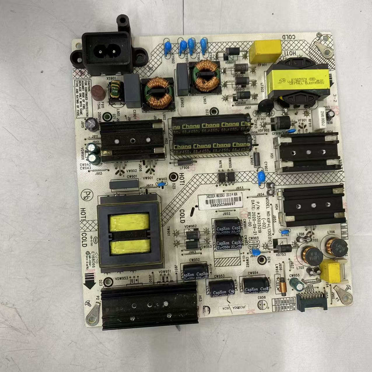 原装拆机康佳LED55K620 电源板 35025219 KIP+L130E01C1