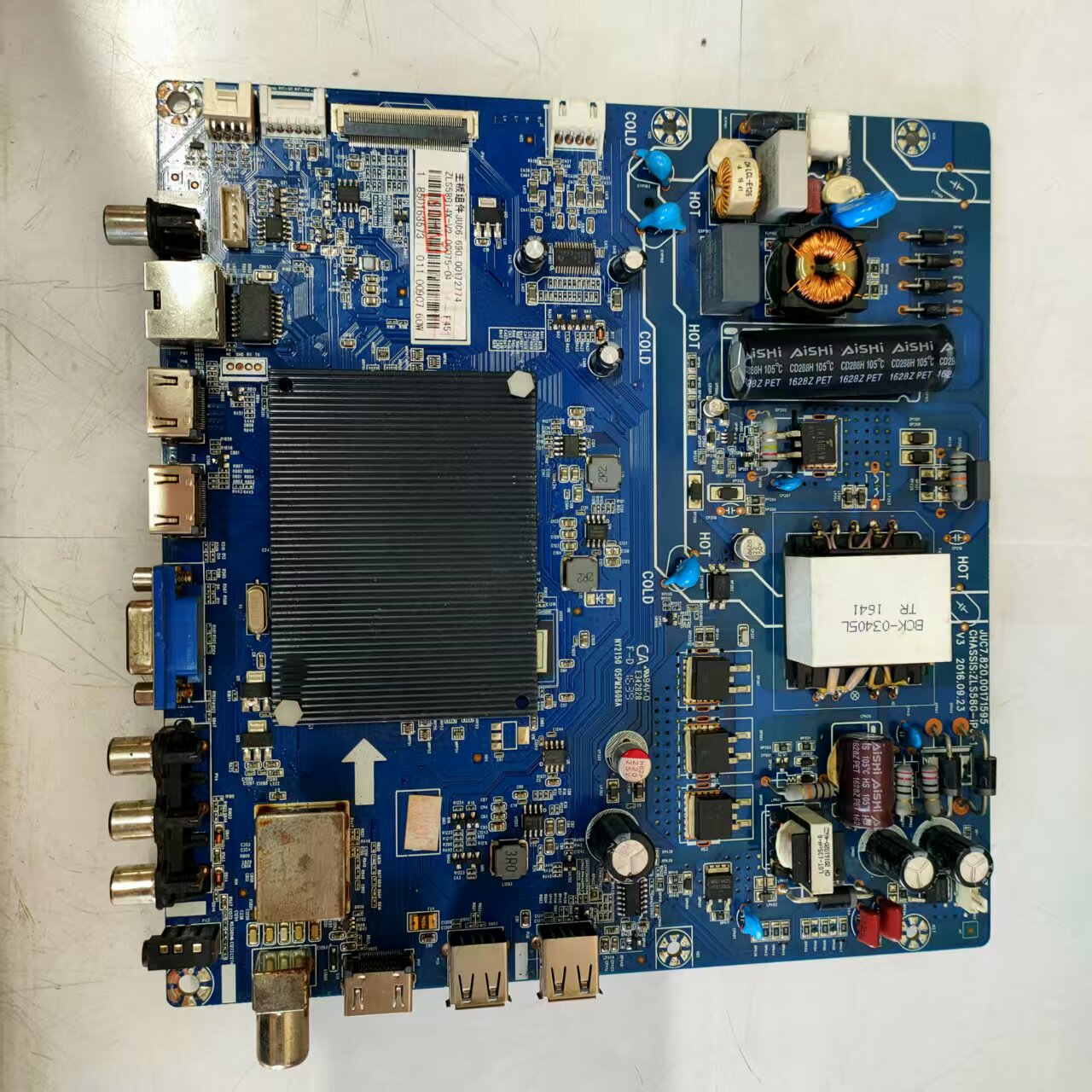 原装拆机长虹49U3C主板JUC7.820.00171595屏C490U16-E3-L