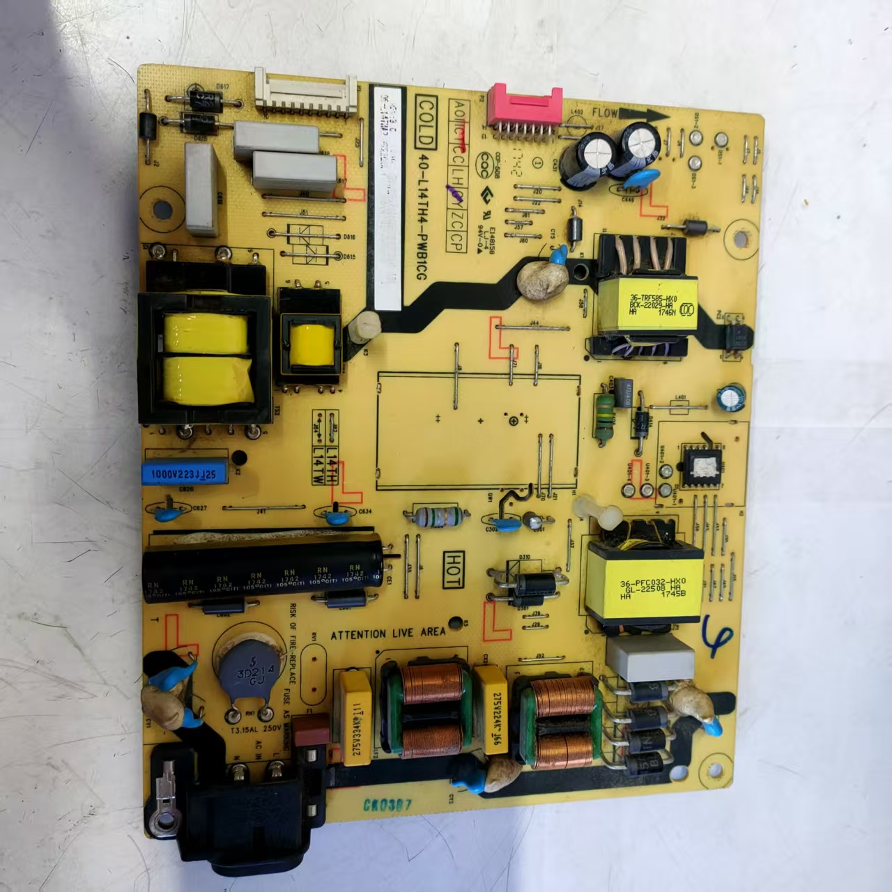 原装拆机TCL D55A620U 55A950C 电视电源板40-L14TH4-PWB1CG