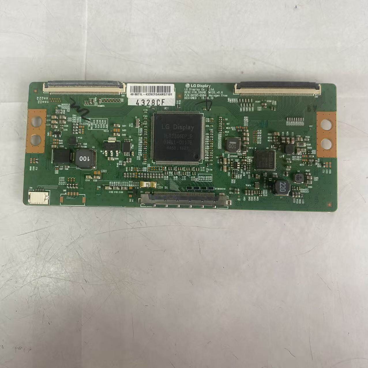 原装拆机49寸 康佳LED49R610U 逻辑板 6870C-0584A 3个电感