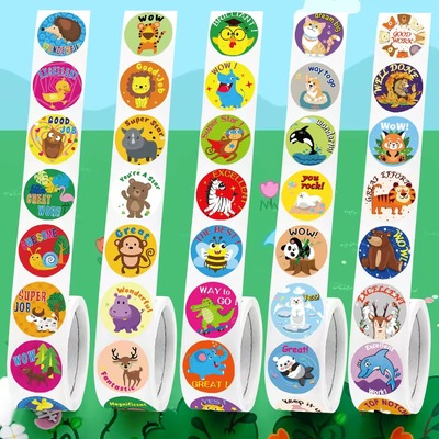 1000PCS可爱贴纸标签贴纸