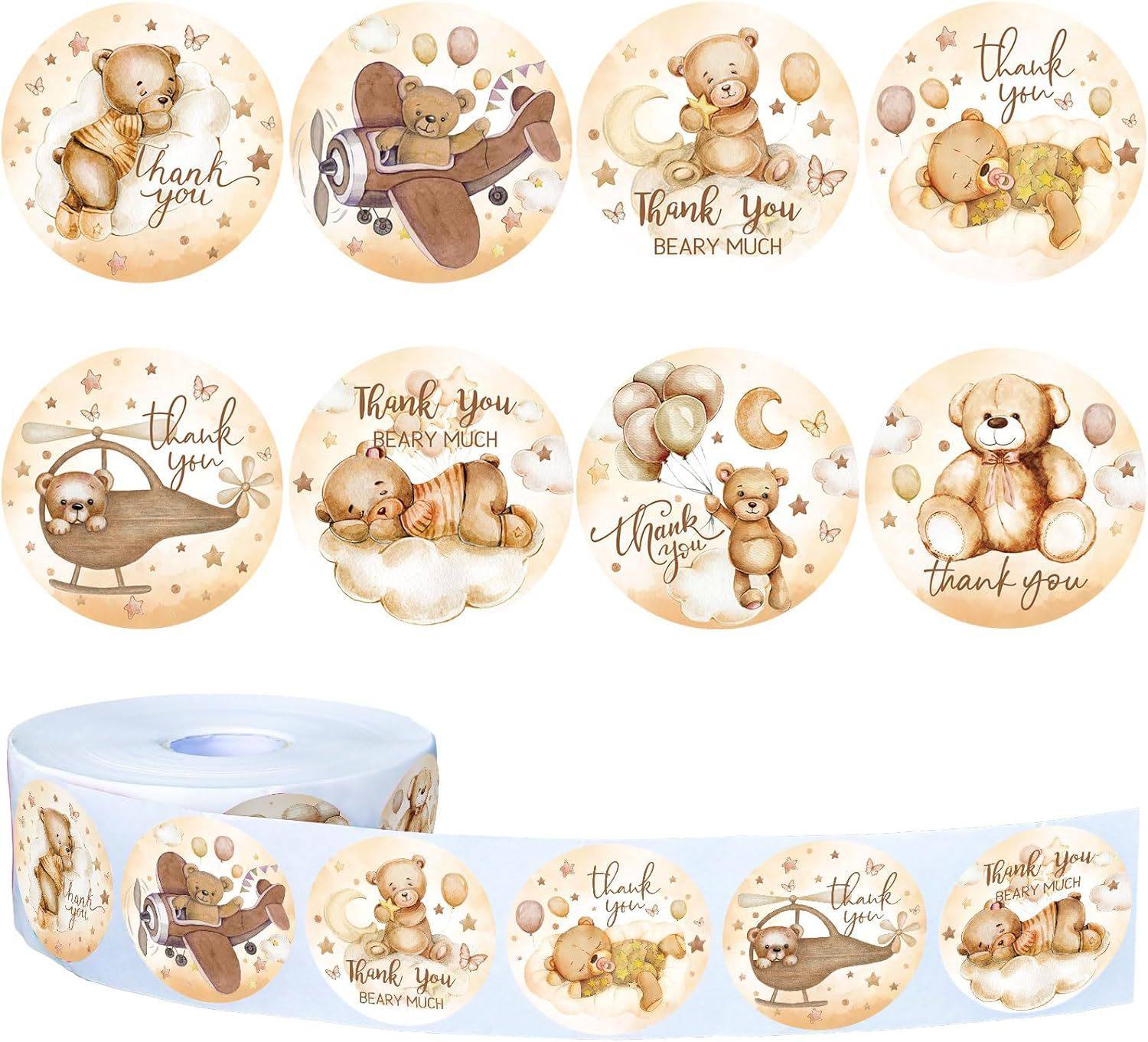 500贴/卷春季花卉感谢thanks贴纸卷彩色花朵自粘信封贺卡派对贴纸,文具电教/文化用品/商务用品,贴纸/立体贴纸,淘宝优惠券,粉丝福利购,淘宝优惠卷