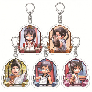 雫 擅长逃跑 北条时行 少主殿下 弧次郎亚克力挂件 亚克力钥匙扣
