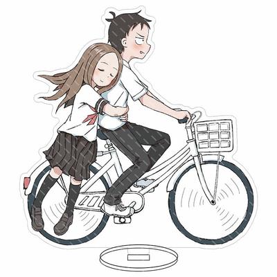 擅长捉的高木同学大立牌西片 弄美奈 亚加里 早友苗 中井克力摆件