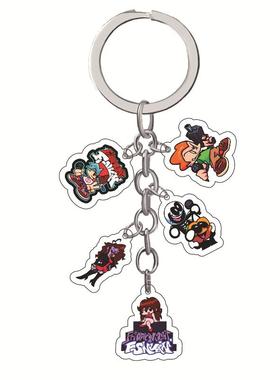 friday night funkin星期五夜放克游戏周边新款亚克力钥匙扣挂件