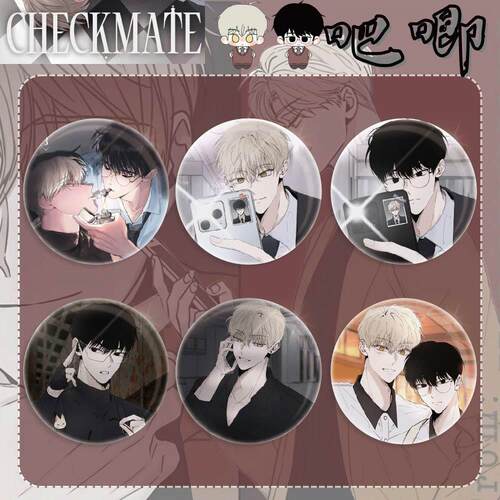 吧唧徽章 将杀checkmate 秀贤 恩承二次元周边创意饰品