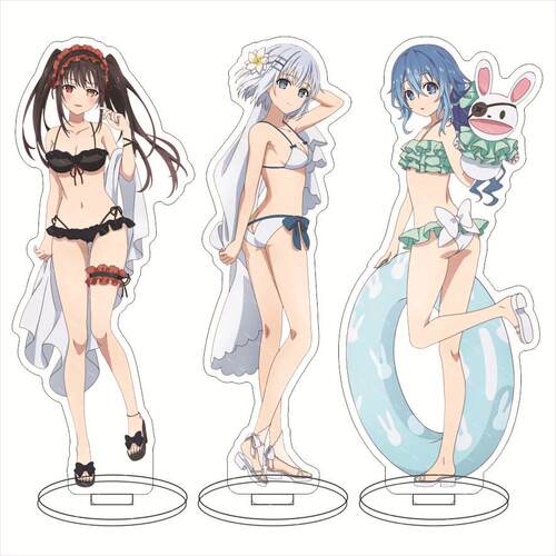 约会大作战DATE A LIVE亚克力大立牌夜刀神十香 四糸乃亚克力摆件