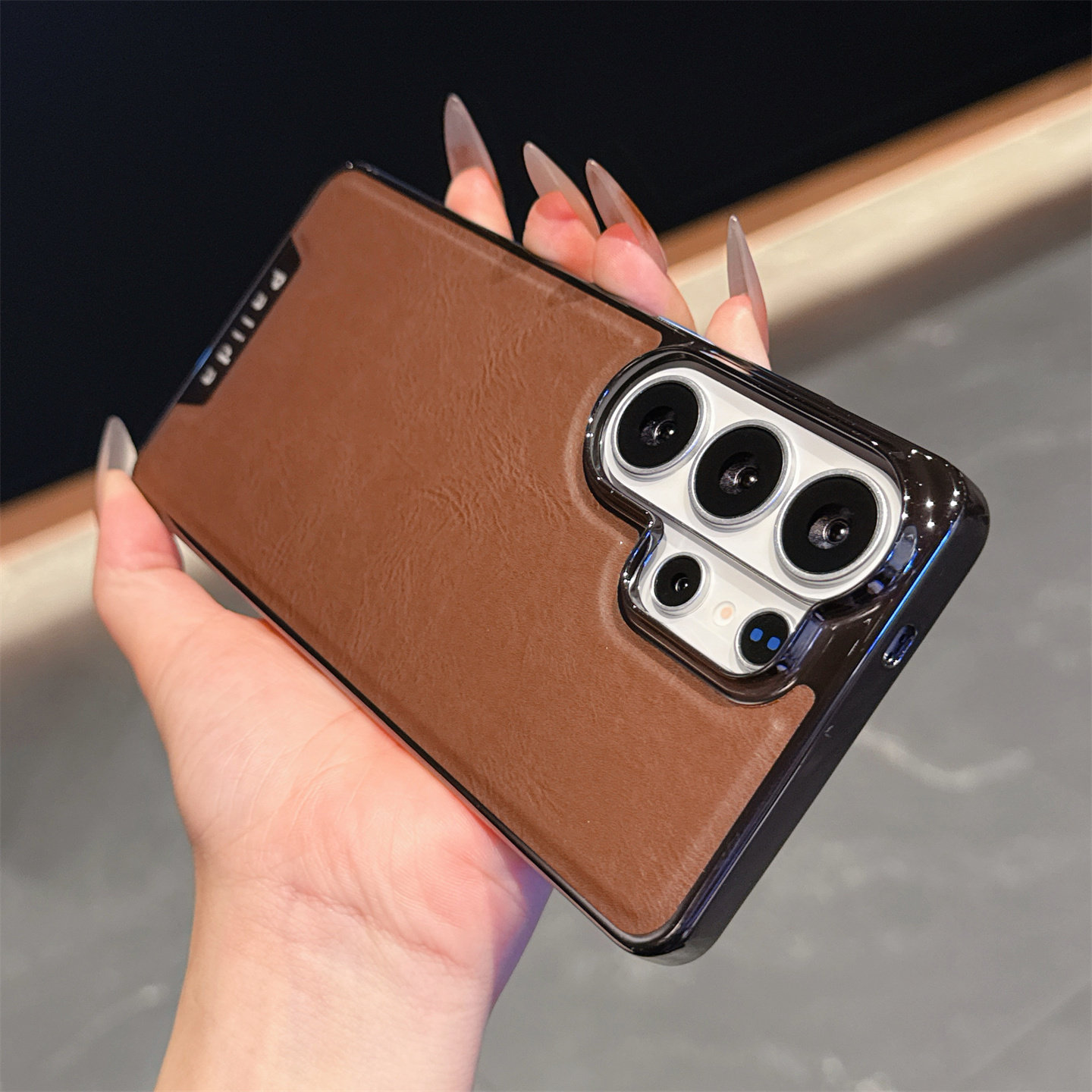 适用S26Ultra电镀机甲皮纹手机壳