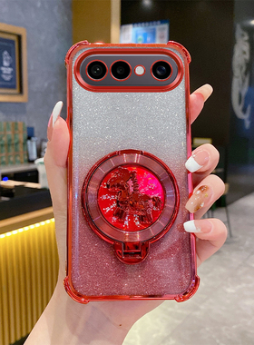 vivoS50ProMini手机壳新年款马上有钱气囊防摔全包软壳5G适用S50高级感创意旋转陀螺支架超薄简约时尚保护套