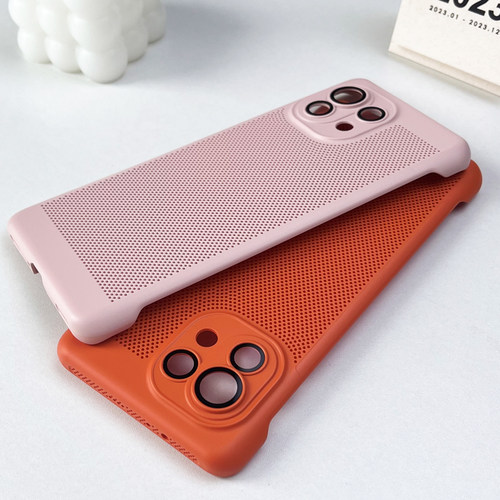 小米11手机壳新款11Pro散热xiaomi11Lite超薄12硬壳小米12sPro防摔13Ultra适用civi2男士12x透气13全包保护套