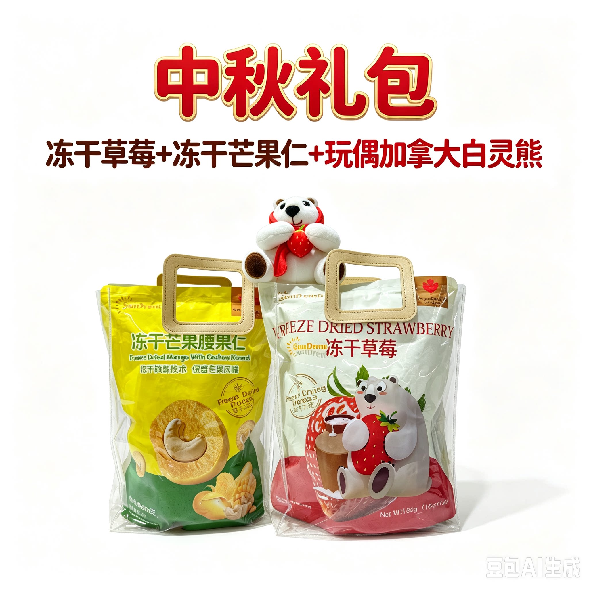 sundrench加拿大进口冻干蓝莓抹茶香芋黑糖酸奶口味涂层休闲零食
