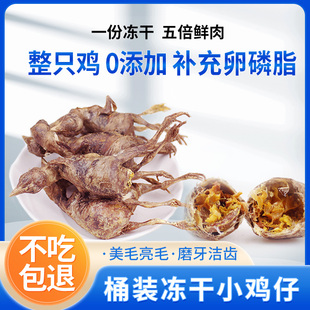 冻干猫咪零食宠物泰迪金毛狗狗小鸡仔小型犬大型犬磨牙营养小鹌鹑