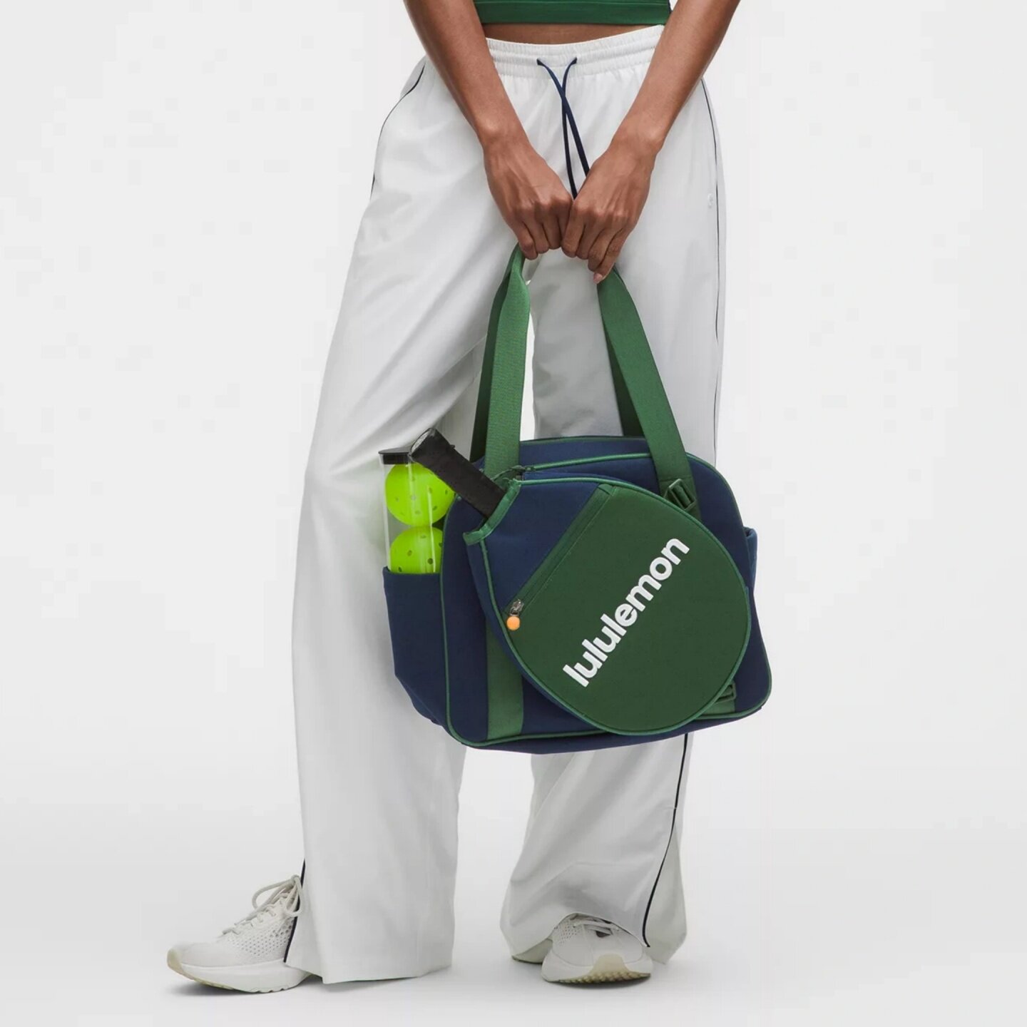lululemon帆布小球拍匹克球挎包图片