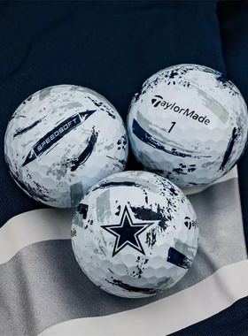 代购Taylormade泰勒梅 SpeedSoft NFL达拉斯牛仔队2025款高尔夫球