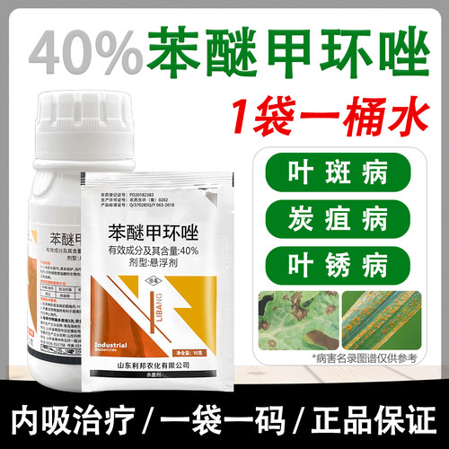 40%苯醚甲环唑炭疽病杀菌剂