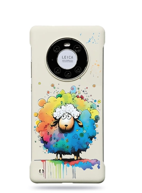 适用于华为mate70Pro手机壳卡通涂画Mt60pro+新款RY90创意nova14荣耀80半包50RS无边框防摔硬壳40E保护套情侣