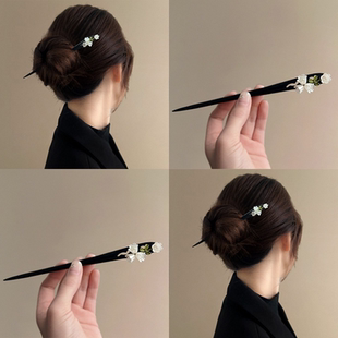 一见钟情！新中式簪子古风发簪！高级感铃兰花国风盘发簪发钗