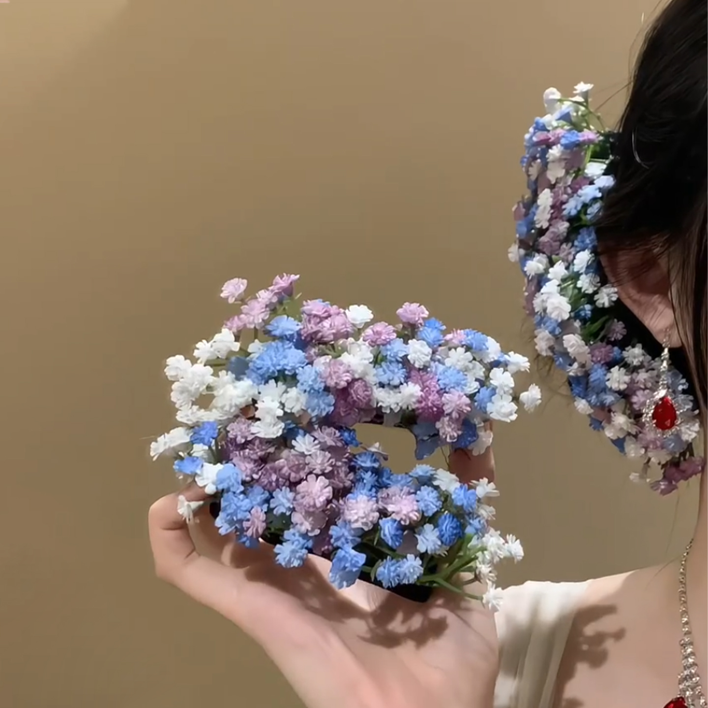 这个满天星发夹真的太仙了趴！