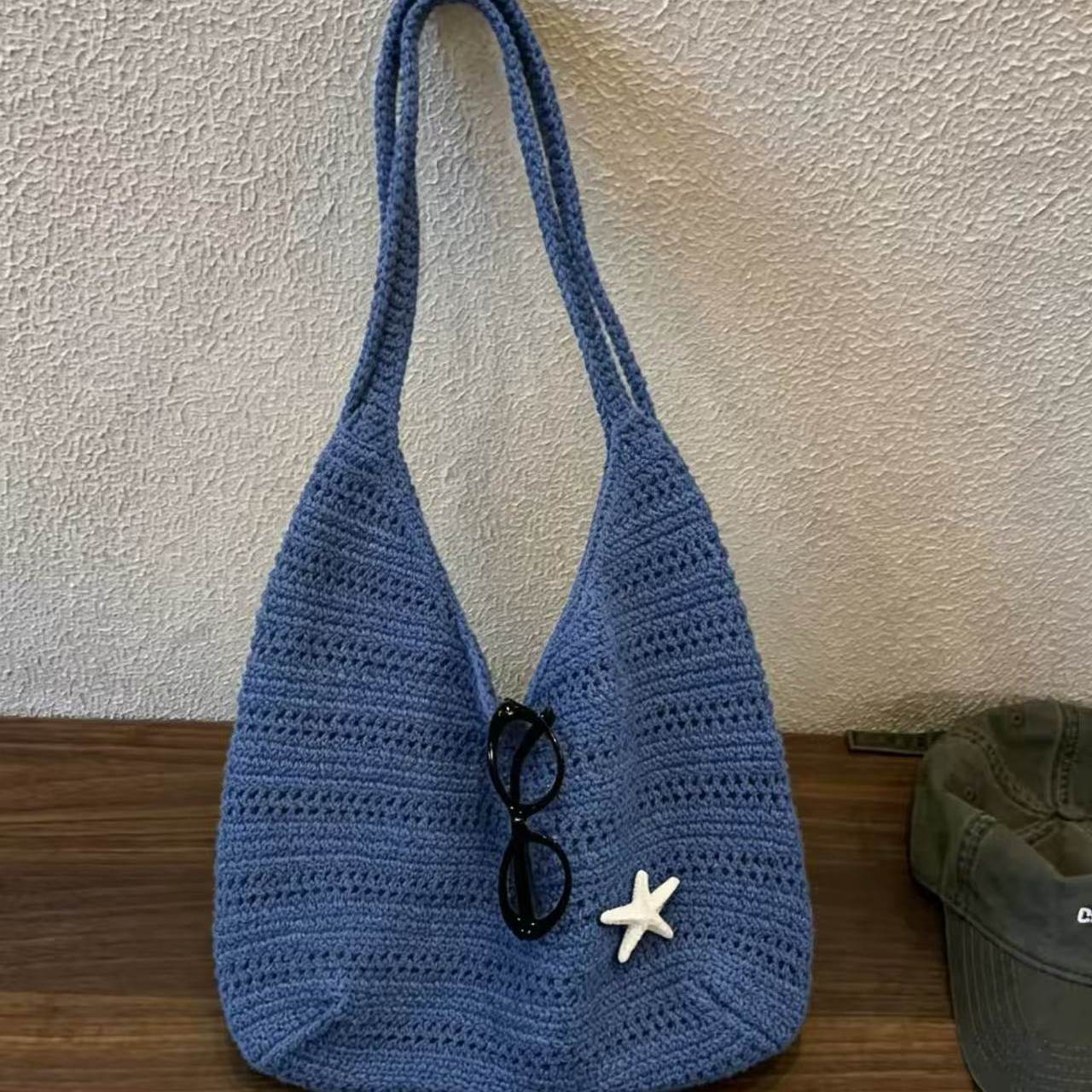 懒人出门休闲包！韩系编织托特包