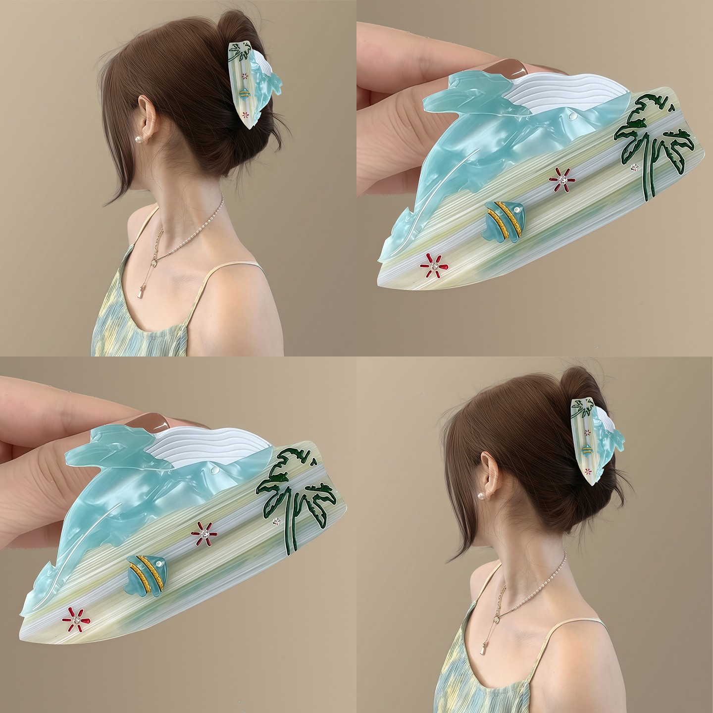 遨游海洋！海洋系列醋酸发夹发饰