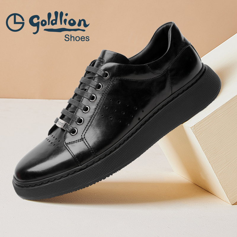 金利来秋季新款美式复古休闲板鞋