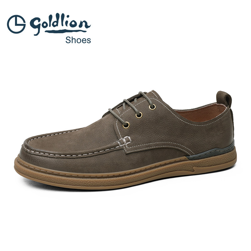 金利来男鞋休闲板鞋春夏透气磨砂皮时尚户外休闲男士百搭真皮鞋男,流行男鞋,休闲皮鞋,淘宝优惠券,粉丝福利购,淘宝优惠卷