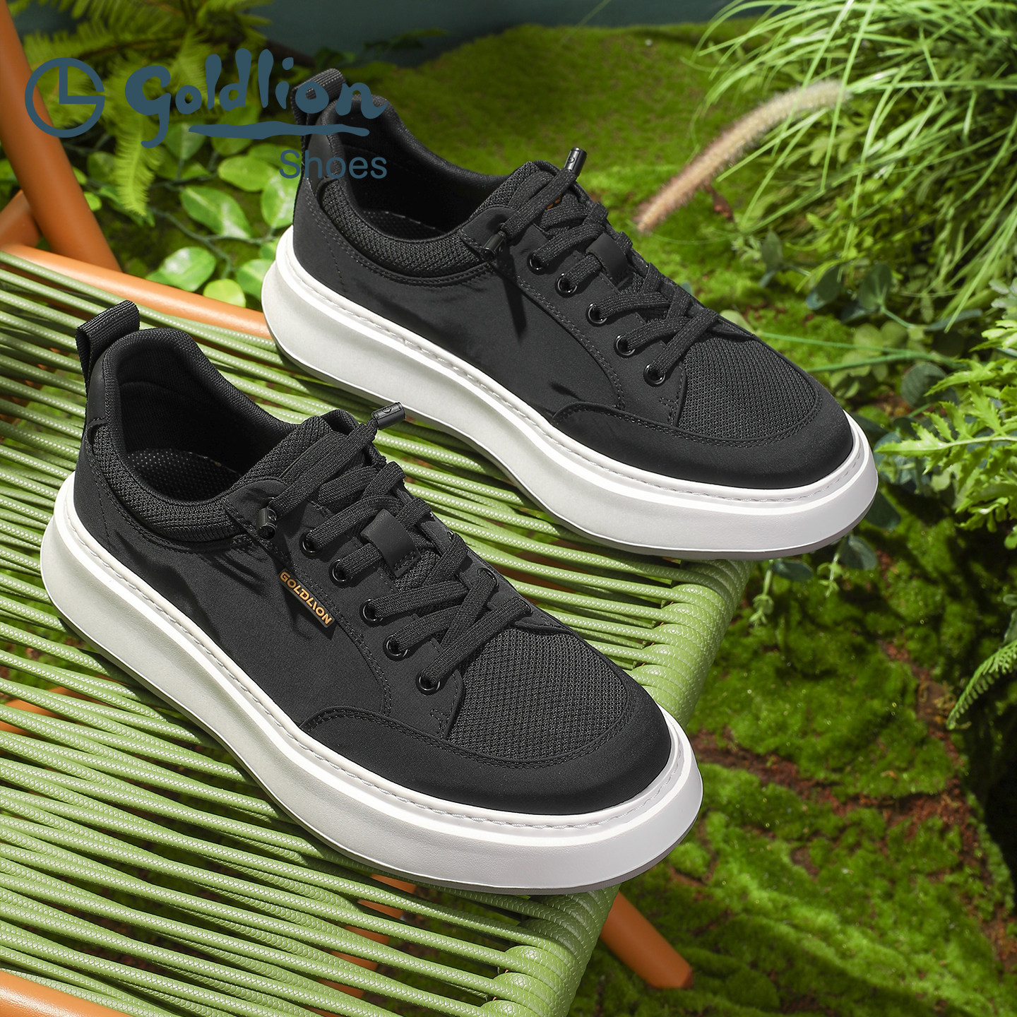 金利来男鞋2026春季新款休闲板鞋黑色简约透气轻便免系套脚鞋布鞋,流行男鞋,布鞋,淘宝优惠券,粉丝福利购,淘宝优惠卷