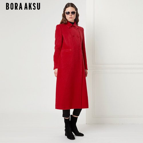 boraaksu2026冬季新款羊毛大衣