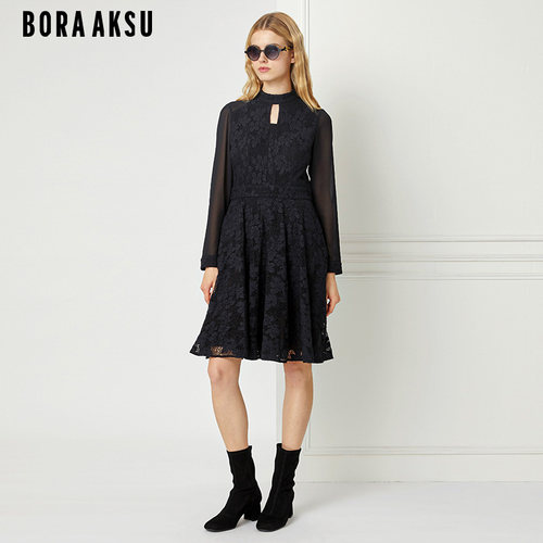 boraaksu2021秋季小众设计蕾丝