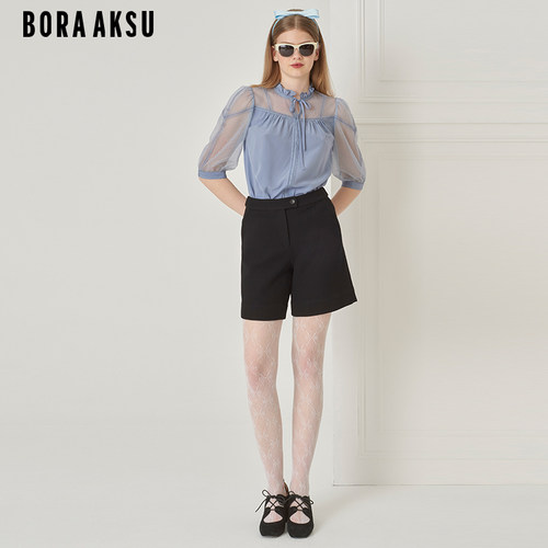 BORAAKSU纯黑A字版型短裤