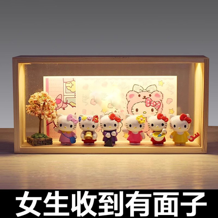 Chinese Valentine's Day Gift for Girlfriend Hello Cat Series Plush Toy Wife Birthday Girl 2025