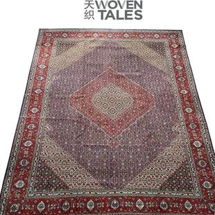WOVENTALES天织中东进口手工羊毛波斯龙凤民族Tabriz地毯485x350