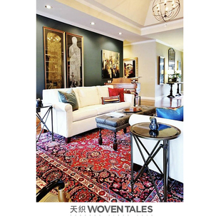 WOVENTALES天织中东进口原装 手工羊毛波斯Mashad地毯客厅350x250