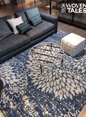 WOVENTALES天织中东进口手工羊毛加丝现代地毯客厅卧室305x207cm