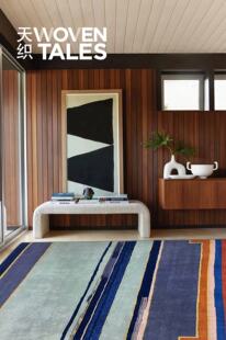 WOVENTALES天织进口中东现代手工羊毛艺术地图