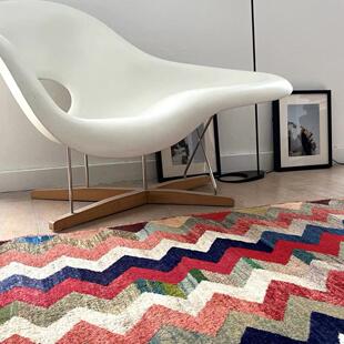 WOVENTALES天织中东进口手工羊毛Shiraz波斯现代地毯166x120cm