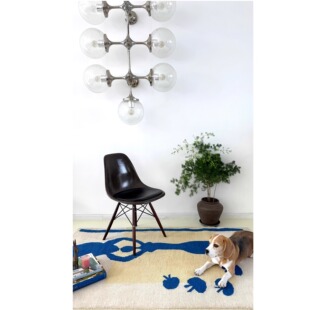 WOVENTALES天织中东进口羊毛手工FrenchTouch现代艺术地毯174x104