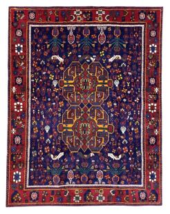 WOVENTALES天织中东进口羊毛手工波斯Bakhtiar地毯客厅210x160