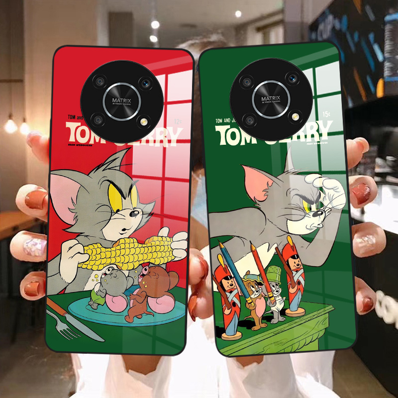 猫和老鼠适用荣耀x30 30i x20 x10 9x 8x Magic3pro手机壳图案女