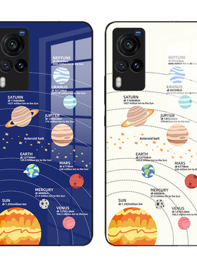 八大行星适用vivo手机壳x90 x80 x70 x60 x50 x30 x27 x90pro原创天文宇宙太空蓝色星球高级感男女新款保护壳