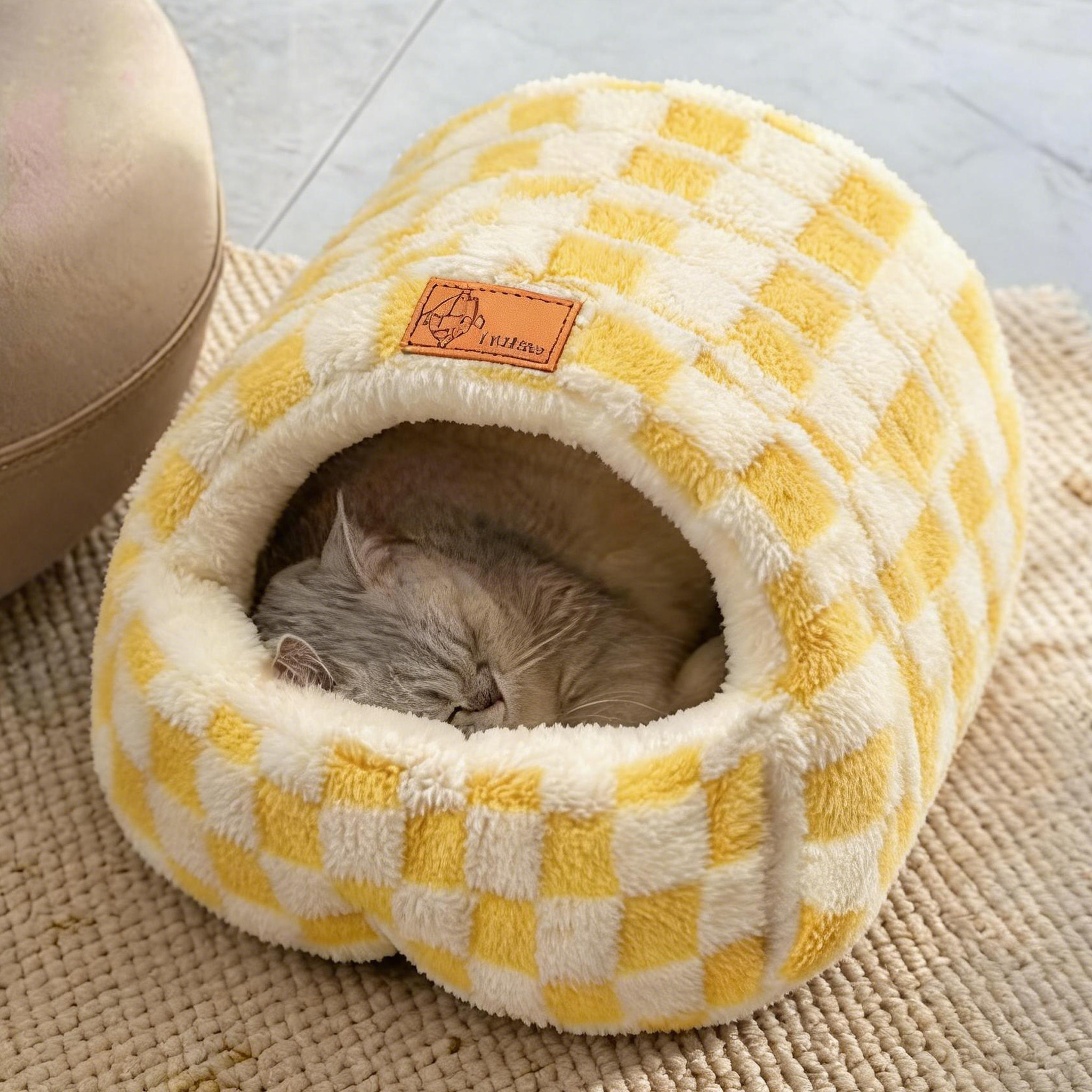 猫窝秋冬款加绒加厚封闭式安全感图片
