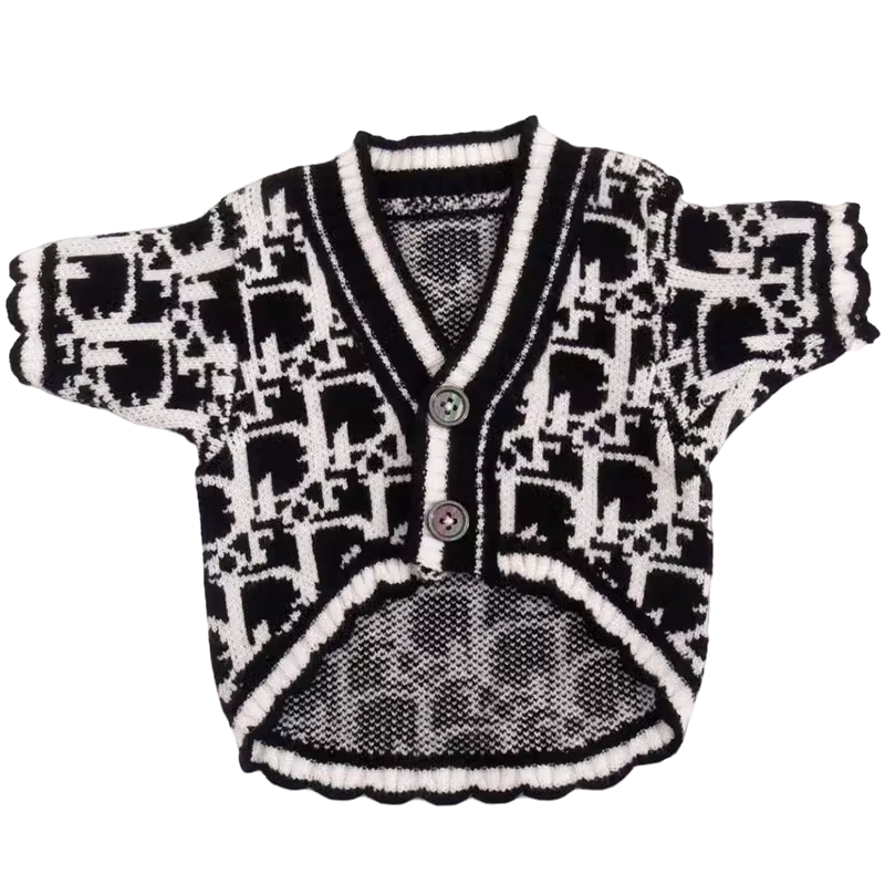 小狗狗开衫毛衣2023新款秋冬衣服