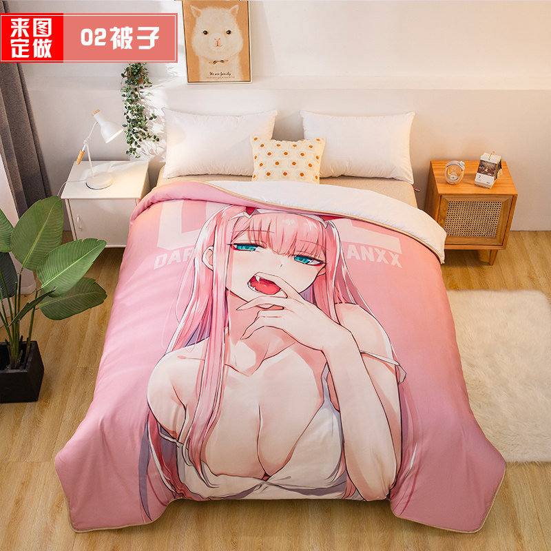 来图定做冬季被子二次元02春秋被芯动漫美女国家队加厚棉被子被褥