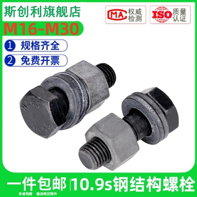 发黑109s级钢结构扭剪螺丝