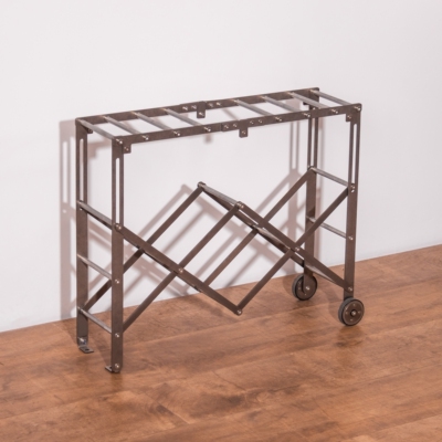 归檐伞架 室外可折叠带脚轮可固定家用雨伞架 制吉家居